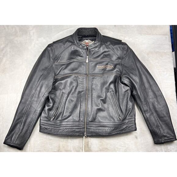 GENUINE Harley-Davidson MENS 2XL 105th Anniversary Leather Jacket 97105-08VM